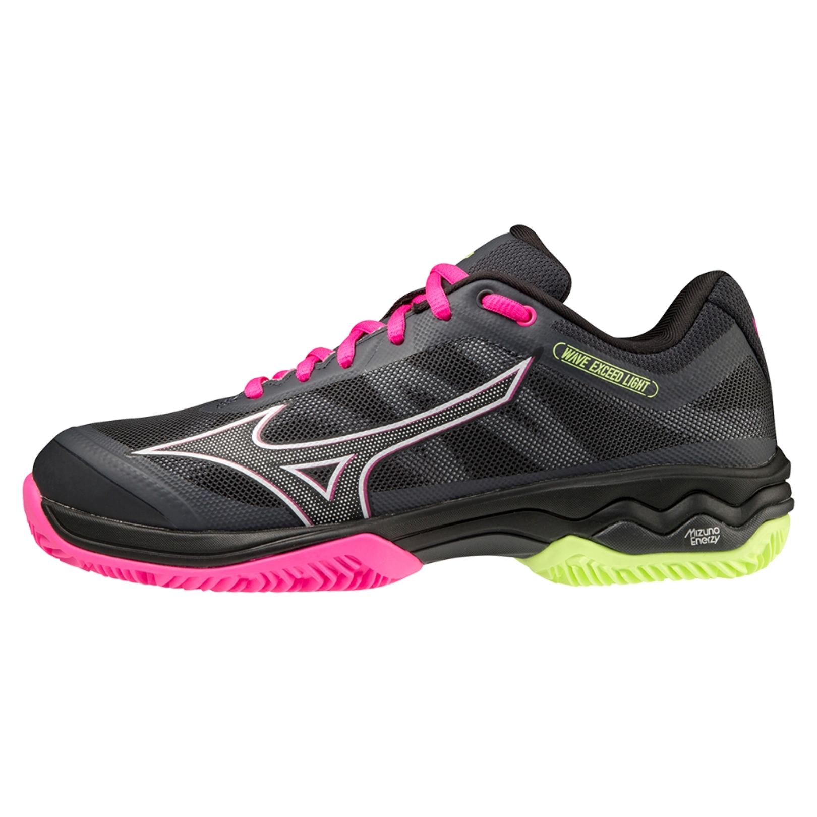 Billede af Mizuno Wave Exceed Light Padel Dame Ebony/Pink/Neon Lime